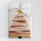 Ribbon Christmas Tree - neutrals Duvet Cover Gallery Image 6