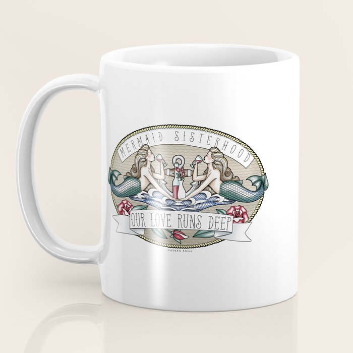 Tipsy Mermaids - Our Love Runs Deep Coffee Mug Gallery Image 3