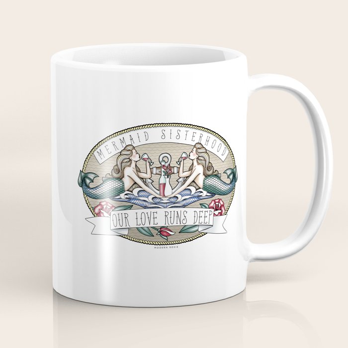 Tipsy Mermaids - Our Love Runs Deep Coffee Mug Gallery Image 1