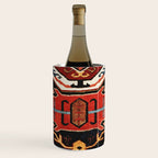 Antique Caucasian Rug With Abstract Animals Print Wine Chiller Gallery Image 1