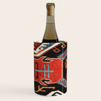 Antique Caucasian Rug With Abstract Animals Print Wine Chiller Gallery Image 3