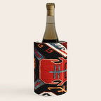 Antique Caucasian Rug With Abstract Animals Print Wine Chiller Gallery Image 2