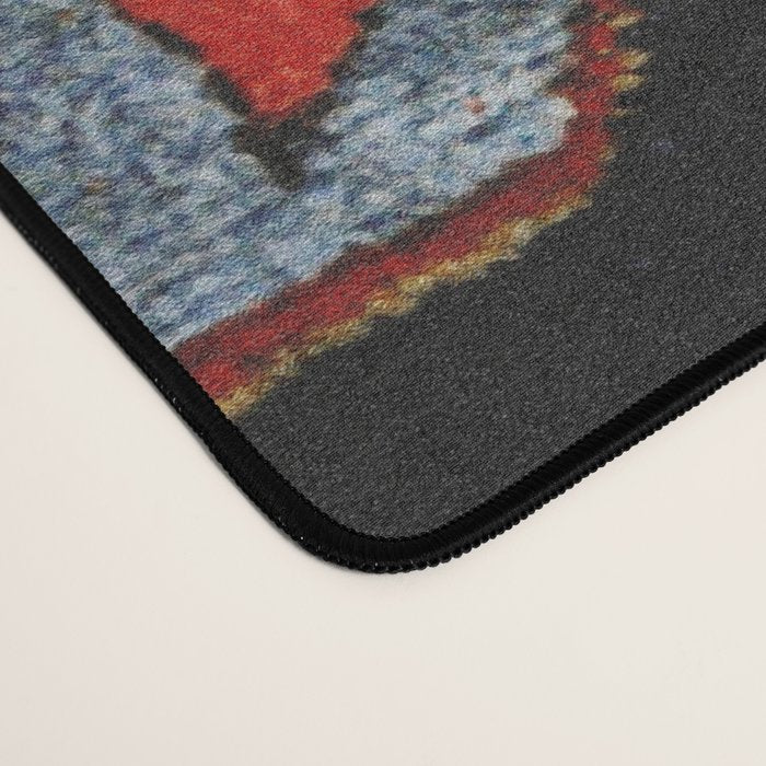 Antique Caucasian Rug With Abstract Animals Print Desk Mat Gallery Image 4