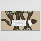 wild and free green anaconda  Desk Mat Gallery Image 1