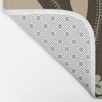 wild and free green anaconda  Bath Mat Gallery Image 2