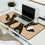 wild and free green anaconda  Desk Mat Gallery Image 2