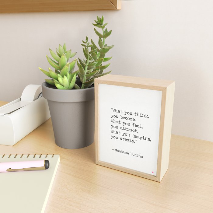 Buddha quote 5 Mini Art Print Gallery Image 2