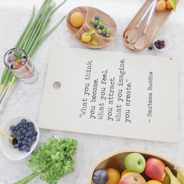 Buddha quote 5 Cutting Board Gallery Image 2