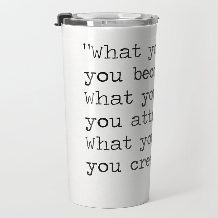 Buddha quote 5 Travel Mug Gallery Image 3