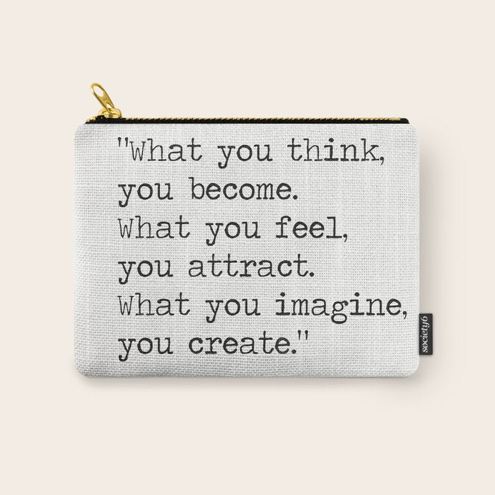 Buddha quote 5 Carry All Pouch Gallery Image 1