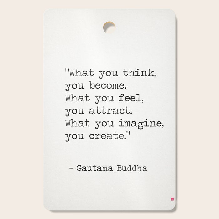 Buddha quote 5 Cutting Board Gallery Image 1