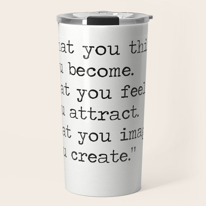 Buddha quote 5 Travel Mug Gallery Image 1