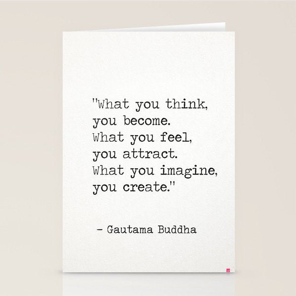 Buddha quote 5 Stationery Card Gallery Image 2