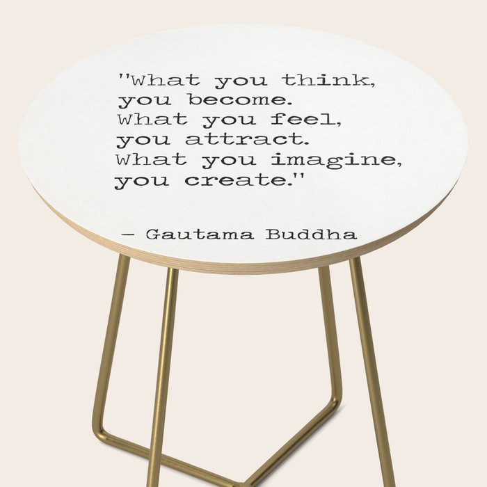 Buddha quote 5 Side Table Gallery Image 2
