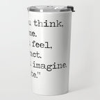 Buddha quote 5 Travel Mug Gallery Image 2