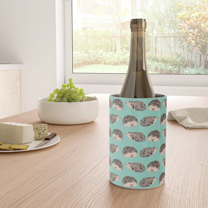Hedgehog Turquoise Wine Chiller Gallery Image 4