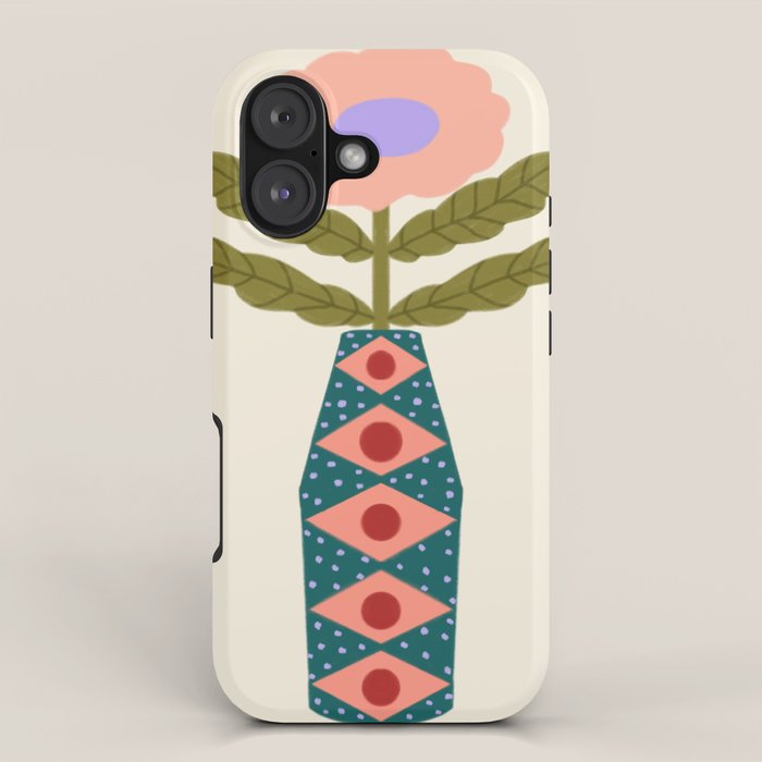 Groovy Floral Vase  iPhone Case Gallery Image 1