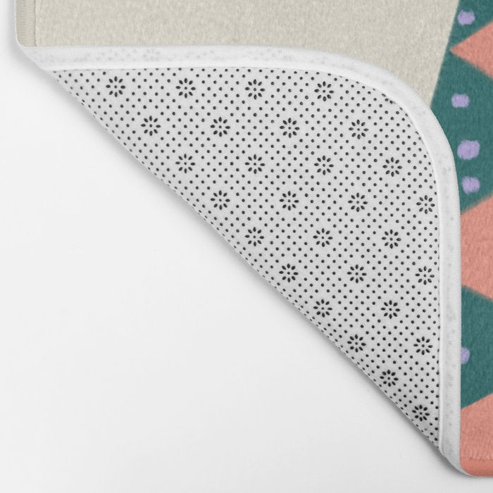 Groovy Floral Vase  Bath Mat Gallery Image 2