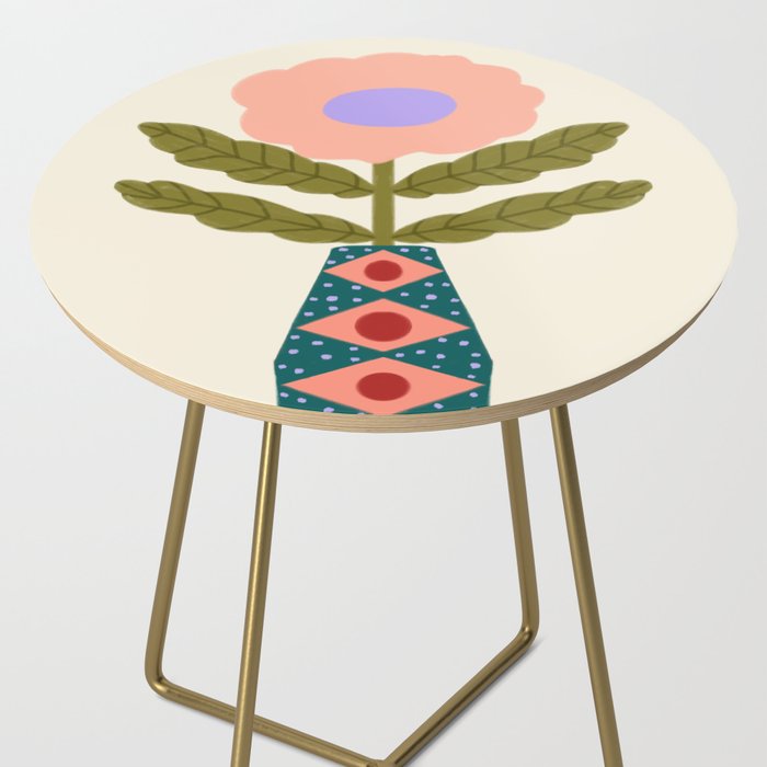 Groovy Floral Vase  Side Table Gallery Image 2