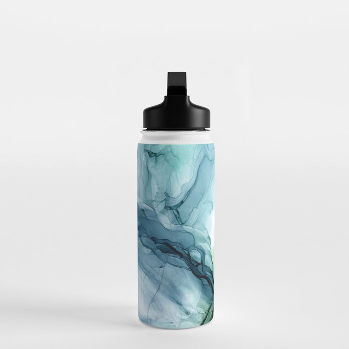 Nature Landscape Inspired Abstract Flow Painting 2 Water Bottle Gallery Image 3