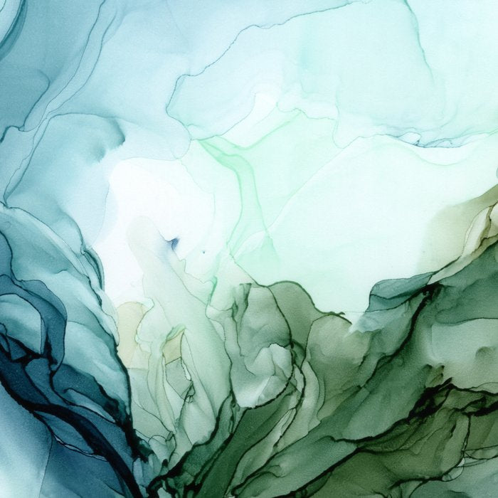 Nature Landscape Inspired Abstract Flow Painting 2 Coffee Mug Gallery Image 2