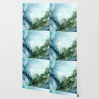 Nature Landscape Inspired Abstract Flow Painting 2 Wallpaper Gallery Image 2