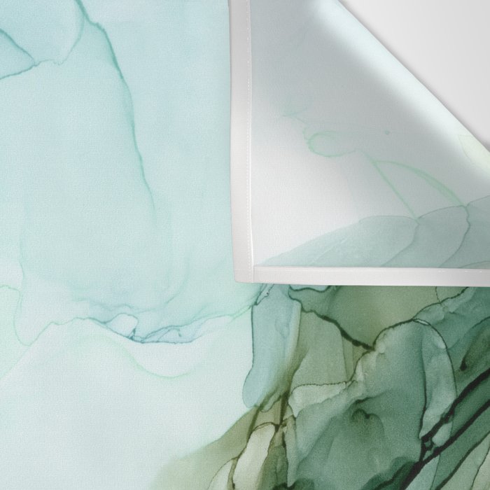 Nature Landscape Inspired Abstract Flow Painting 2 Wall Tapestry Gallery Image 3