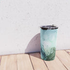 Nature Landscape Inspired Abstract Flow Painting 2 Travel Mug Gallery Image 4