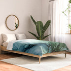 Nature Landscape Inspired Abstract Flow Painting 2 Comforter Gallery Image 2