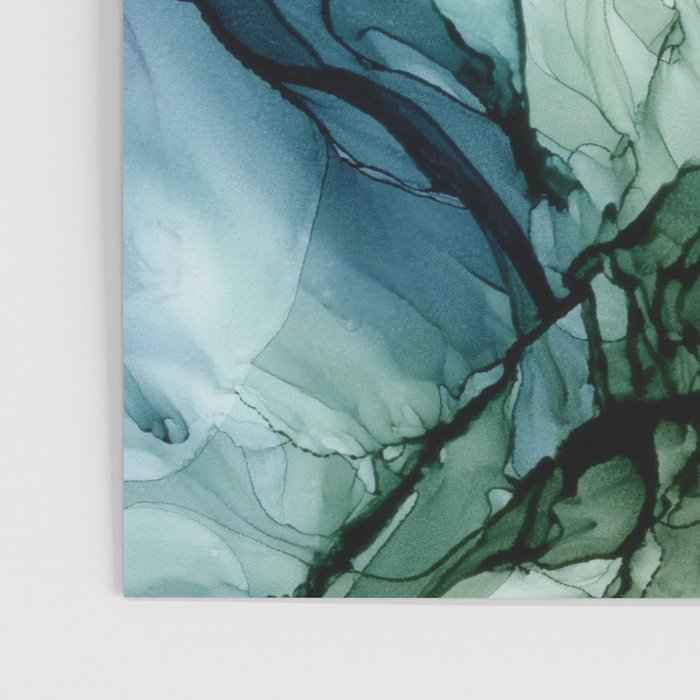 Nature Landscape Inspired Abstract Flow Painting 2 Poster Gallery Image 3