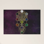 Kabbalah The Tree of Life - Etz Hayim Welcome Mat Gallery Image 1