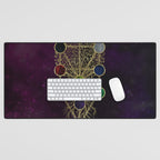 Kabbalah The Tree of Life - Etz Hayim Desk Mat Gallery Image 1