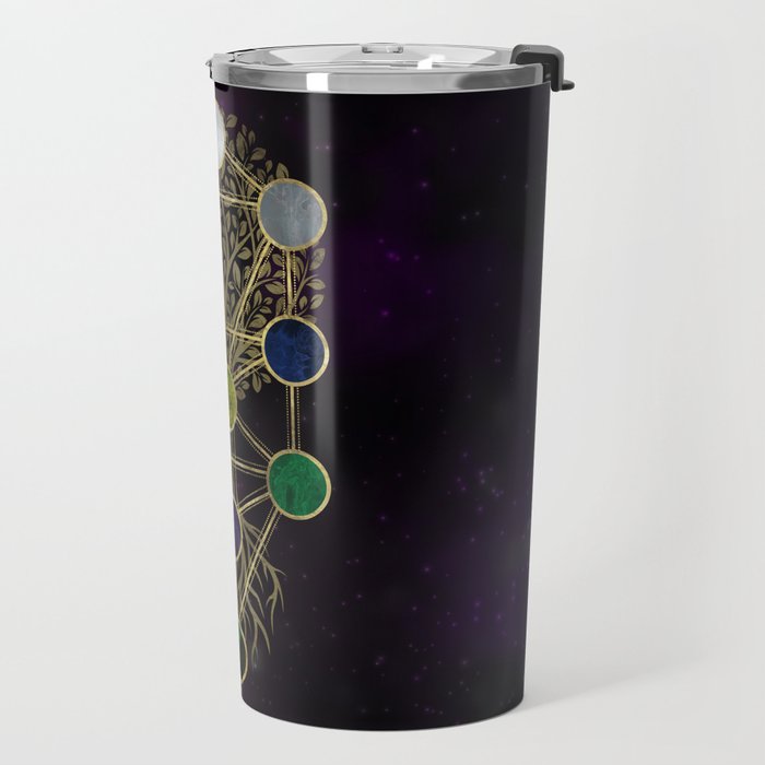 Kabbalah The Tree of Life - Etz Hayim Travel Mug Gallery Image 2