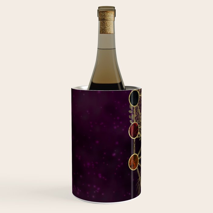 Kabbalah The Tree of Life - Etz Hayim Wine Chiller Gallery Image 2