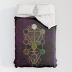 Kabbalah The Tree of Life - Etz Hayim Comforter Gallery Image 6