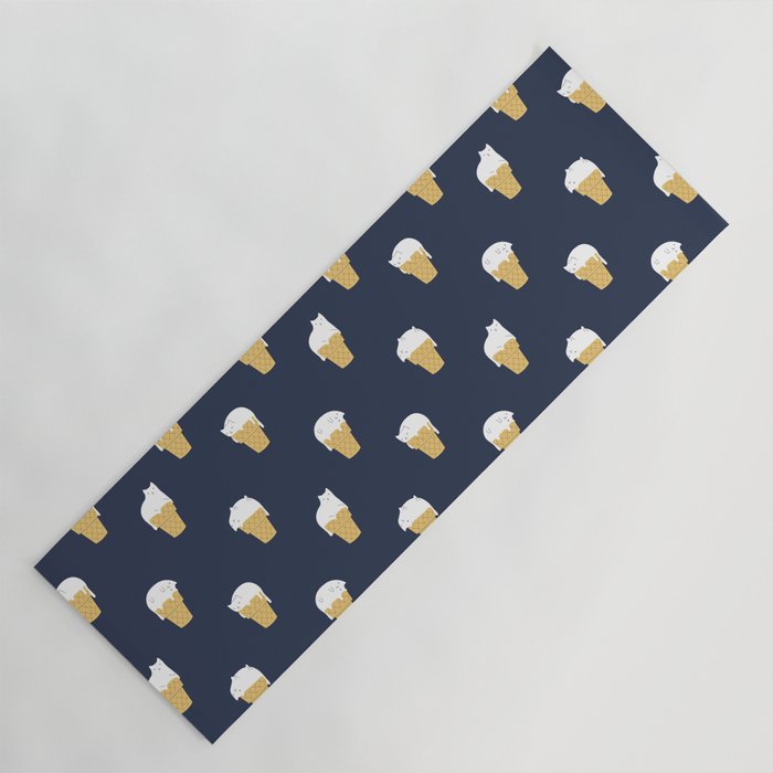 Meowlting Pattern Yoga Mat Gallery Image 1