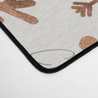 Snowflake Collection - Rose Gold Palette Desk Mat Gallery Image 4