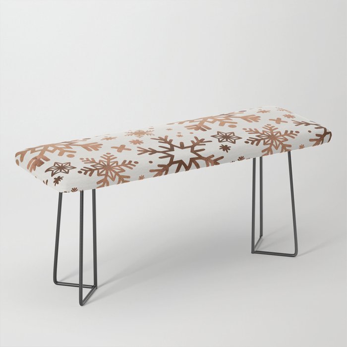 Snowflake Collection - Rose Gold Palette Bench Gallery Image 1