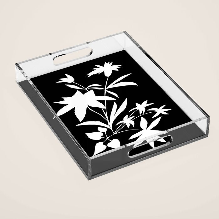 Fireworks Flowers  Acrylic Tray Gallery Image 1