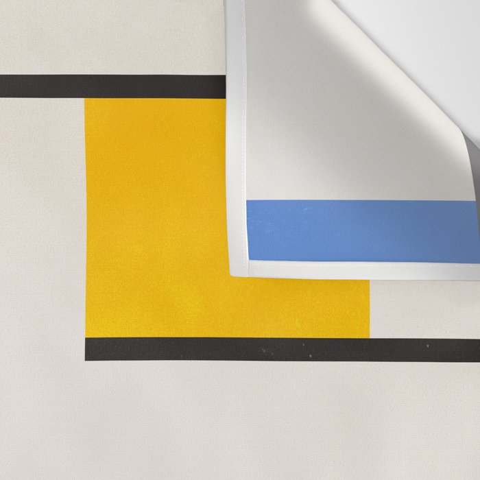 Retro Geometry: Mondrian Edition Wall Tapestry Gallery Image 3