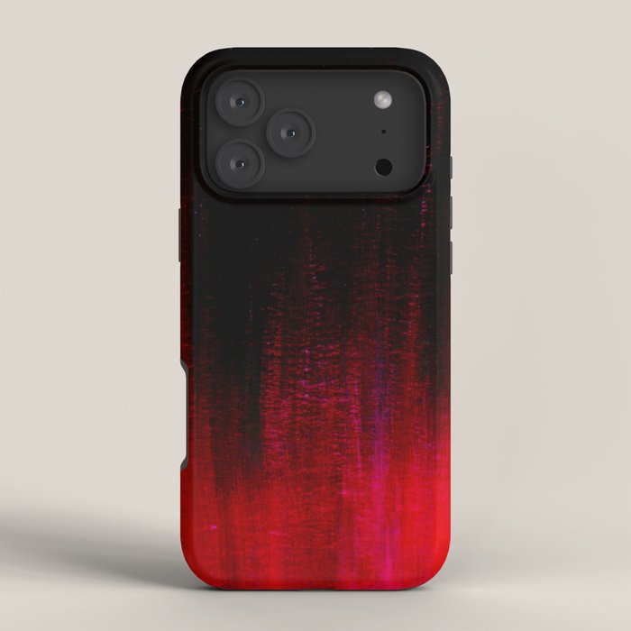 Red and Black Abstract iPhone Case Gallery Image 4