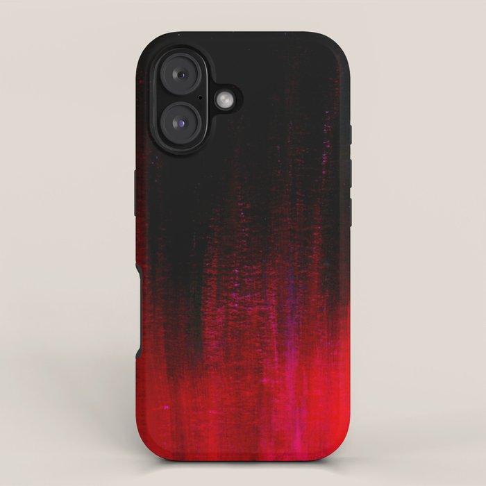 Red and Black Abstract iPhone Case Gallery Image 1