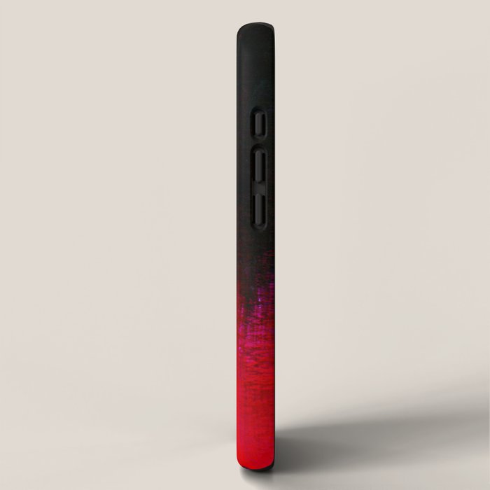 Red and Black Abstract iPhone Case Gallery Image 2