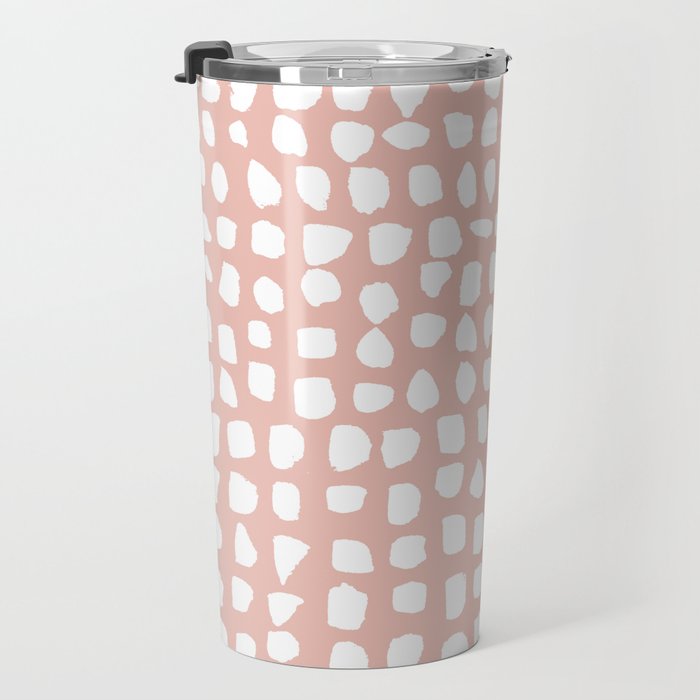 Dots (Pink) Travel Mug Gallery Image 3