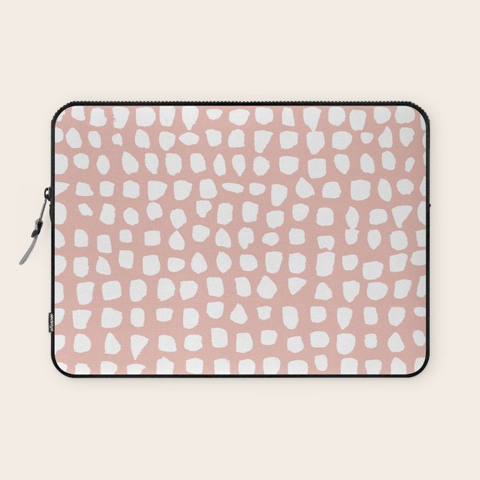 Dots (Pink) Laptop Sleeve Gallery Image 1