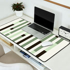 Bauhaus Green Modernist Minimal Geometric Homage Desk Mat Gallery Image 2