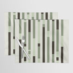 Bauhaus Green Modernist Minimal Geometric Homage Placemat Gallery Image 1