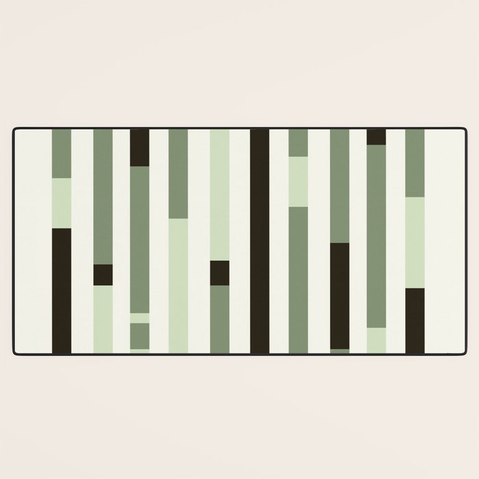Bauhaus Green Modernist Minimal Geometric Homage Desk Mat Gallery Image 3