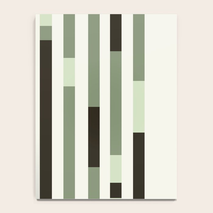 Bauhaus Green Modernist Minimal Geometric Homage Notebook Gallery Image 4