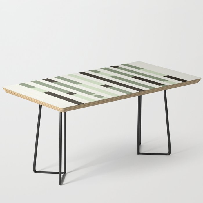 Bauhaus Green Modernist Minimal Geometric Homage Coffee Table Gallery Image 1
